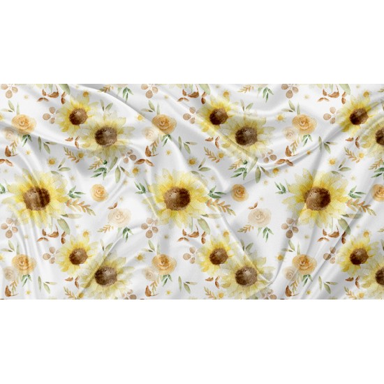 SQUISH Motif Floral Boho Tournesol - IMPRIMÉ AU QUÉBEC À NOTRE ATELIER