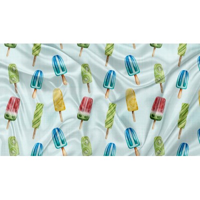 SQUISH Motif Popsicle Bleu - IMPRIMÉ AU QUÉBEC...