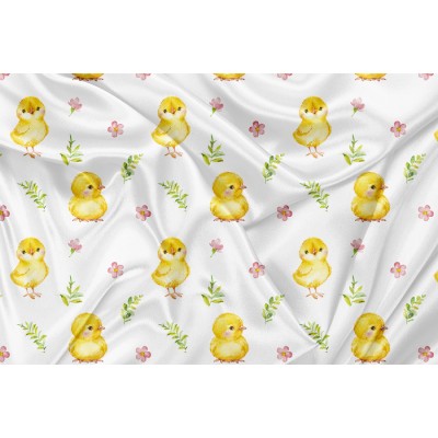 DBP Motif Poussin Fleurs - IMPRIMÉ AU QUÉBEC À...