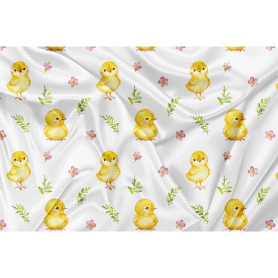 DBP Motif Poussin Fleurs - IMPRIMÉ AU QUÉBEC À NOTRE ATELIER