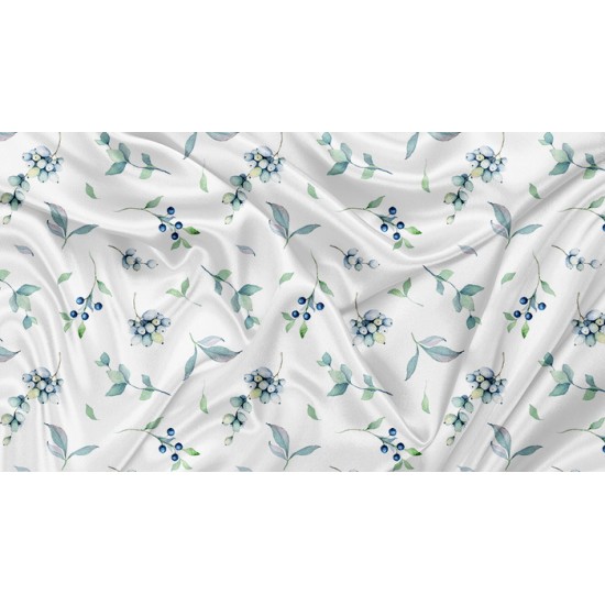 DBP Motif Bleuet Délicat - IMPRIMÉ AU QUÉBEC À NOTRE ATELIER