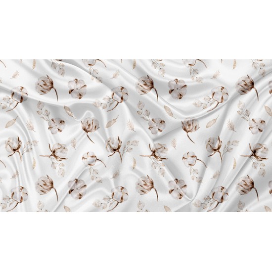 DBP Motif Fleur de Coton - IMPRIMÉ AU QUÉBEC À NOTRE ATELIER