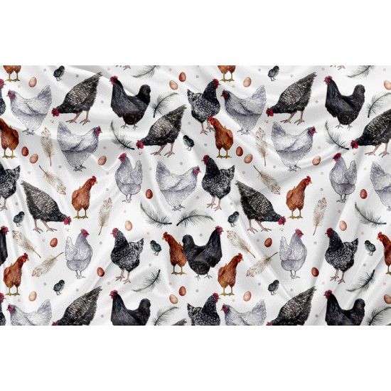 DBP Motif Poulette - IMPRIMÉ AU QUÉBEC À NOTRE ATELIER
