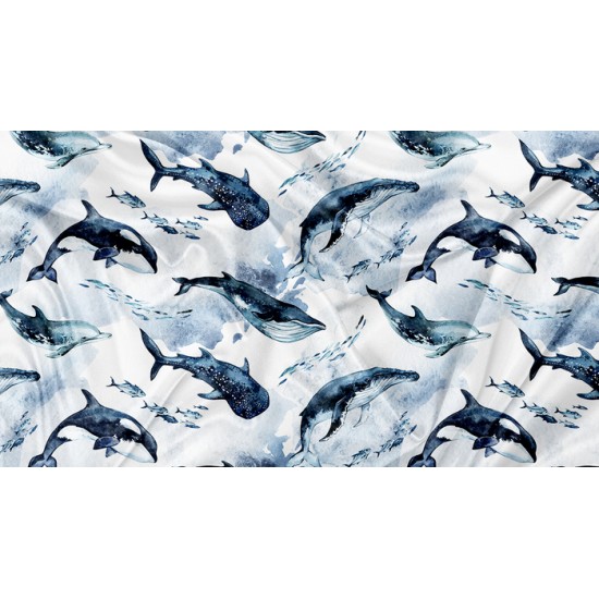 DBP Motif Baleine - IMPRIMÉ AU QUÉBEC À NOTRE ATELIER