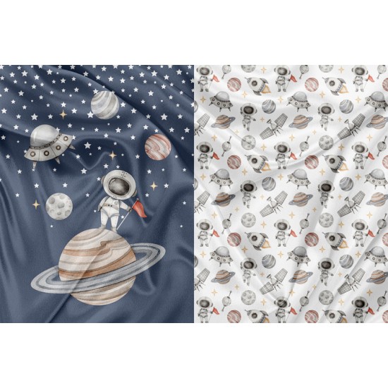 Panneau Minky Space Cadet - IMPRIMÉ AU QUÉBEC À NOTRE ATELIER