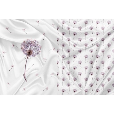 Panneau Minky Dandelion Clair - IMPRIMÉ AU...