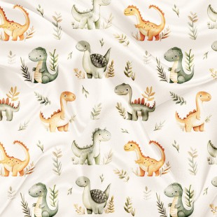 Minky Motif Jardin des mégalos - IMPRIMÉ AU...