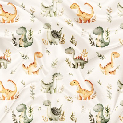 Minky Motif Jardin des mégalos - IMPRIMÉ AU...