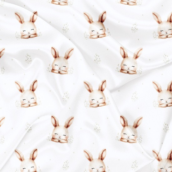 Minky Motif Lapinou - IMPRIMÉ AU QUÉBEC À NOTRE ATELIER