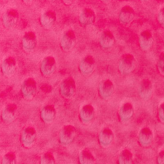 Minky dot fuchsia