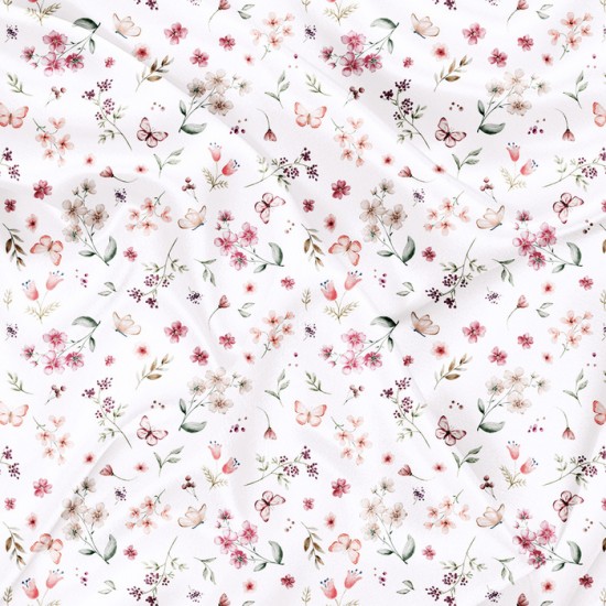 Minky Motif Brise de nature - IMPRIMÉ AU QUÉBEC À NOTRE ATELIER