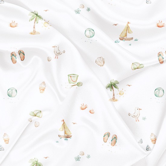 Minky Motif Brise estivale - IMPRIMÉ AU QUÉBEC À NOTRE ATELIER