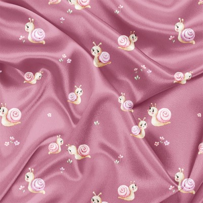 Minky Motif Colimaçon polisson - IMPRIMÉ AU...