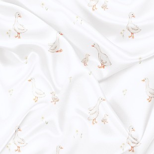 Minky Motif Plume de coton - IMPRIMÉ AU QUÉBEC...