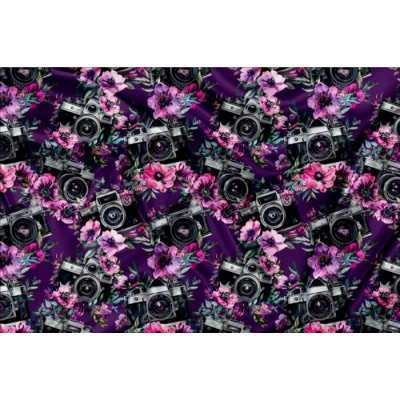 Minky Motif Camera - IMPRIMÉ AU QUÉBEC À NOTRE...