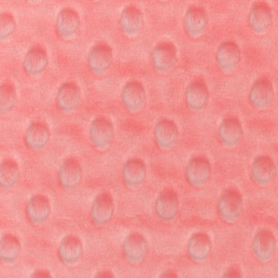 Minky dot corail