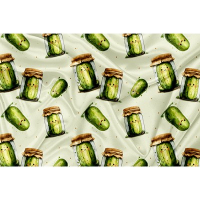 Minky Motif Little pickles - IMPRIMÉ AU QUÉBEC...