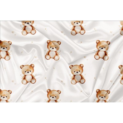 Minky Motif calin mielleux - IMPRIMÉ AU QUÉBEC...