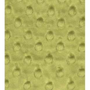 Minky dot olive
