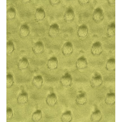 Minky dot olive