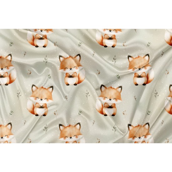 Minky Motif Petit futé - IMPRIMÉ AU QUÉBEC À NOTRE ATELIER
