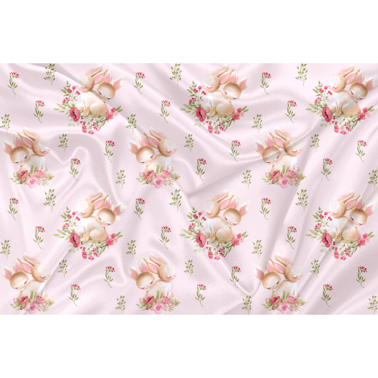 Minky Motif Flamant - IMPRIMÉ AU QUÉBEC À NOTRE ATELIER