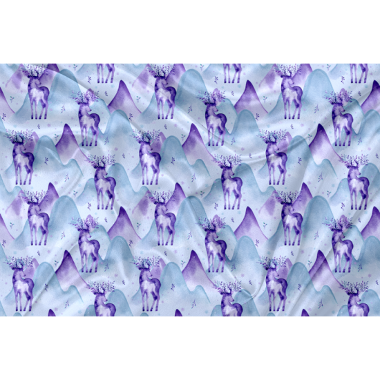 Minky Motif Chevreuil - IMPRIMÉ AU QUÉBEC À NOTRE ATELIER