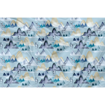Minky Motif Espace - IMPRIMÉ AU QUÉBEC À NOTRE...