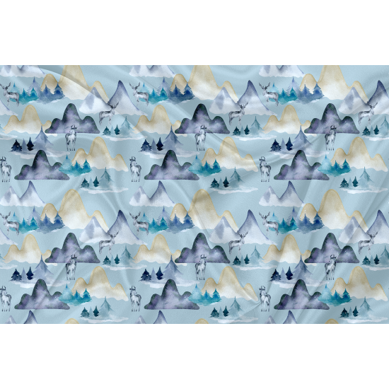 Minky Motif Espace - IMPRIMÉ AU QUÉBEC À NOTRE ATELIER