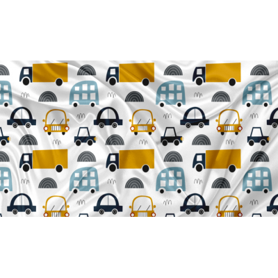 Minky Motif Auto - IMPRIMÉ AU QUÉBEC À NOTRE...