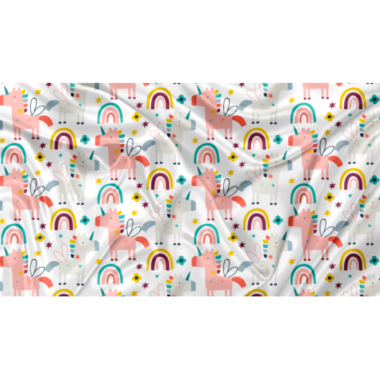 Minky Motif Licorne