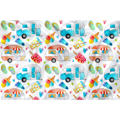 Minky Motif Mouton - IMPRIMÉ AU QUÉBEC À NOTRE...