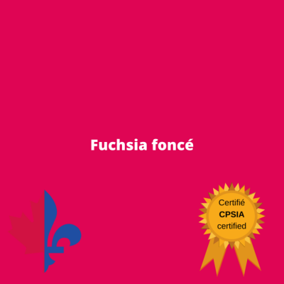 Pul uni fuchsia foncé - Fait au Québec