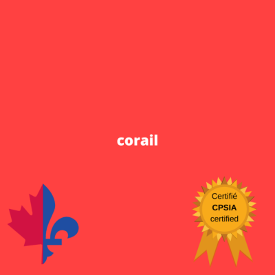 Pul uni corail - Fait au Québec