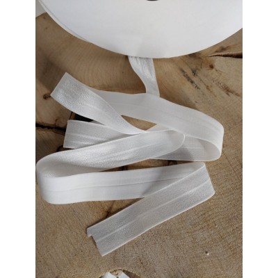 Élastique pliable tissé. FOE, 25mm blanc  10...