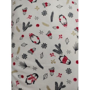 flanelle pingouin 1 mètre
