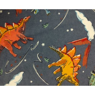 flanelle Dino 1 mètre