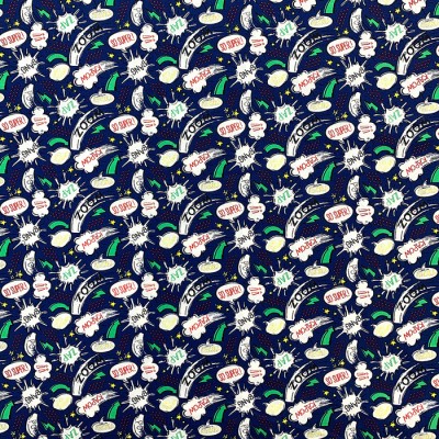 Coton à motif - Bang! Multi