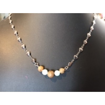 CHAÎNE EN ACIER INOXYDABLE AVEC  PENDENTIF...