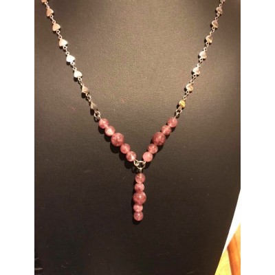 ĈHAÎNE EN ACIER INOXYDABLE ET PENDENTIF EN...