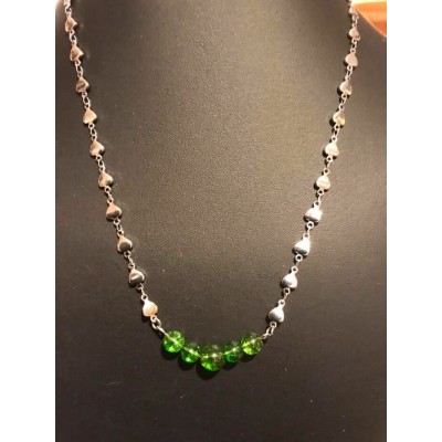 CHAÎNE EN ACIER INOXYDABLE AVEC PENDENTIF...