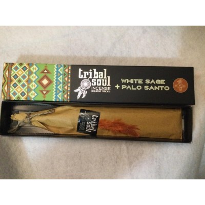 SAUGE BLANCHE  + PALO SANTO ENCENS TRIBAL SOUL EN...