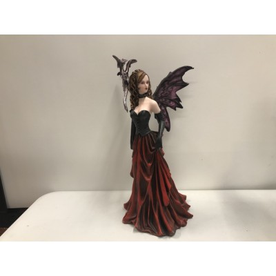 FÉE ET DRAGON 10 1/2 pouces de haut pour le prix...