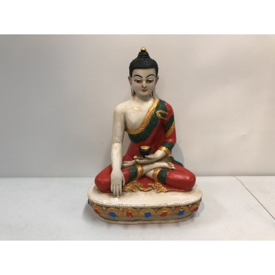 BOUDDHA PEINT À LA MAIN DU NÉPAL 9 pouces pour...
