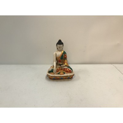 BOUDDHA 4 1/2 pouces peint à la main du Népal...