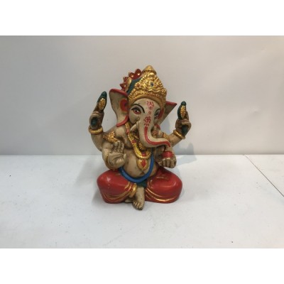 GANESH 7 pouces peint à la main du Népal pour...