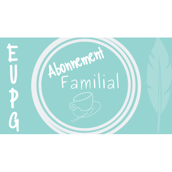 Abonnement familial à Espace Urbain Parents Gamins