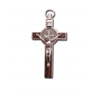 Médaille-Crucifix de St-Benoît argenté