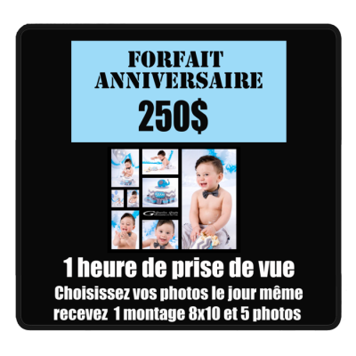 Forfait anniversaire