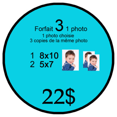 Forfait 3  / feuilles AC